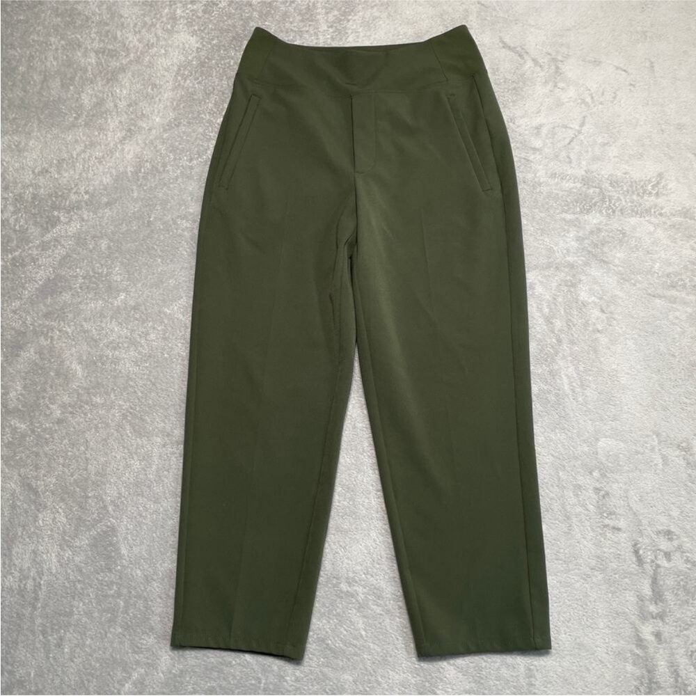 Athleta Pants 4 Green Endless High Rise Stretch Performance Casual Athleisure